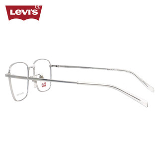 李维斯（Levi's）眼镜框男款近视眼镜架LV7144/0JI+蔡司泽锐1.60防蓝光PLUS镜片 0JI鸽子蓝/银色