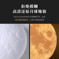 ciaodo 月球灯吊灯3d打印星球吊灯客厅卧室儿童房阳台氛围装饰创意月亮灯