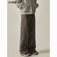4cm 美式复古日系直筒cleanfit牛仔裤男宽松vintage街头工装裤子潮流