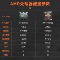AMD 锐龙 R7 5700X CPU