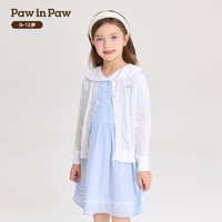 Paw in Paw PawinPaw卡通小熊童装24年春季新款女童翻领针织开衫时尚