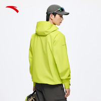 安踏（ANTA）水壳LT冲锋衣丨大地之壳防风雨轻量化单层冲锋衣外套男徒步登山服 签黄色-2 S(男165)
