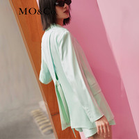 MO&Co.夏西装外套女MBB2BLA006薄款 摩安珂 薄荷绿色 S/160
