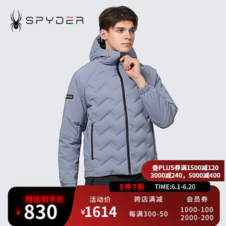 SPYDER 蜘蛛雪服秋冬男子TRAINING立体水波纹保暖羽绒服 21CF225M