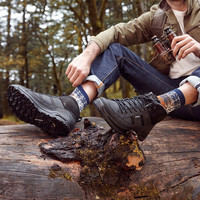 LOWA 德国 登山鞋户外徒步防水透气中帮鞋 PRAGUE GTX男款L510628 黑色 41