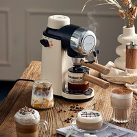 Bear 小熊 意式咖啡机高压萃取意式蒸汽奶泡滴漏家用办公室半自动咖啡壶