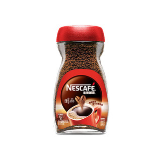 Nestlé 雀巢 醇品黑咖啡瓶装美式速溶咖啡粉无蔗糖添加咖啡豆研磨 单瓶90G