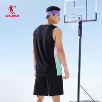 QIAODAN 乔丹 中国乔丹篮球套装男2024夏季新款男士两件套速干篮球套运动服男