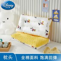 Disney 迪士尼 全棉儿童豆豆枕AB双面呵护宝宝肌肤透气吸湿豆豆安抚枕面