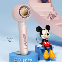 Disney 迪士尼 电风扇/小风扇大风力手持小型迷你超长续航随身户外便捷usb可充电 BP533米奇粉