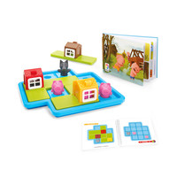 SmartGames 比利时SmartGames三只小猪3岁+宝宝空间益智玩具桌游早教