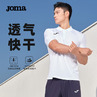 Joma 荷马 飞翔系列T恤男士短袖翅膀提花柔软透气吸湿排热舒适春Polo衫