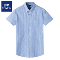ROMON 罗蒙 男士纯棉牛津纺衬衫   JT-D8027