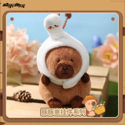 k11artstorek11官方正品佛系卡皮巴拉豚豚崽公仔毛绒水豚玩偶书包钥匙