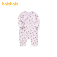 88VIP：巴拉巴拉 婴儿连体衣宝宝睡衣包屁衣满月和尚服哈衣抗菌清新可爱萌