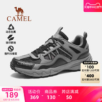 88VIP：CAMEL 骆驼 男鞋夏季新款户外运动鞋子男百搭透气女徒步休闲鞋登山旅游鞋