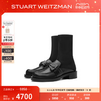 88VIP：STUART WEITZMAN BOLD LOAFER短靴系列 女士短筒靴 SW4101061 黑色 35.5