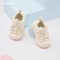 巴拉巴拉 学步鞋儿童凉鞋婴儿男宝女宝2024夏网布防滑