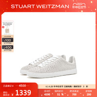 STUART WEITZMAN LIVVY系列 CRYSTAL 女士低帮休闲鞋 SW250600 白色 34.5