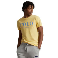 Polo Ralph Lauren男士t恤圆领半截袖经典品牌logo宽松14725452 Banana Cream XL