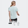 adidas 阿迪达斯 速干跑步运动上衣圆领短袖T恤女装夏季adidas阿迪达斯官方HL1456