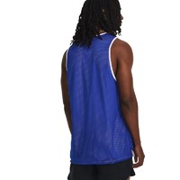 安德玛 UNDERARMOUR）春夏Baseline男子双面穿篮球运动背心1377310 黑色001 XXL