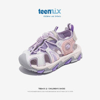 TEENMIX 天美意 女童凉鞋新款软底公主鞋防滑沙滩凉鞋