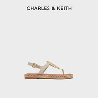 CHARLES & KEITH CHARLES&KEITH24新款CK1-70580228夹趾罗马沙滩凉鞋