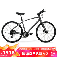 美利達(MERIDA) 探索者X1 24款 平把公路车 24速 油碟 预计6月20日前 平四野银灰 700*43(身高160-170cm)