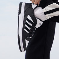 88VIP：adidas 阿迪达斯 男鞋女鞋中帮黑白休闲运动鞋板鞋 IE1011