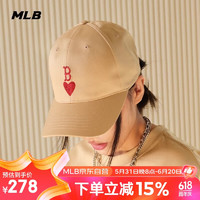 MLB 夏季情侣运动帽户外跑步健身遮阳帽子休闲帽子3ACPH014N-43BGL-F