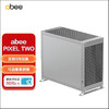 abee PIXEL TWO全铝机箱 银色 铝侧板 升级EEB主板/双360冷排/垂直布局/像素拼图/4090/CNC精雕工艺