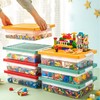 迪普尔 乐高收纳盒儿童玩具零件分类整理筐积木玩具分格整理透明储物箱