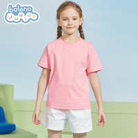 Baleno 班尼路 童装女童短袖t恤2024新款夏季儿童纯棉薄款夏装女孩半袖PC