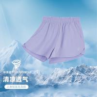 361° 2024年夏季新款透气宽松舒适薄款女式运动短裤