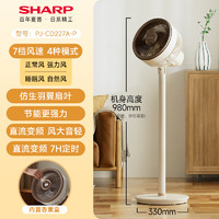 今日必买：SHARP 夏普 PJ-CD227A-P 空气循环扇 语音控制+香薰驱蚊