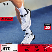 安德玛（UNDERARMOUR）HOVR Turbulence 2男子运动跑步鞋3026520 白色105 42.5