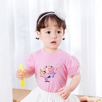 巴拉巴拉 宝宝短袖T恤婴儿打底衫女童夏装舒适透气