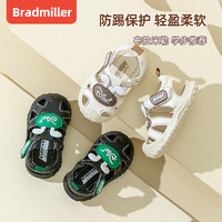 88VIP：BradMiller 布拉米勒 男宝宝凉鞋2024夏款包头防踢软底1一2-3岁4小童学步夏季婴儿鞋子