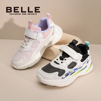 百亿补贴：BeLLE 百丽 儿童运动鞋男女中大童软底时尚百搭学生跑步鞋子