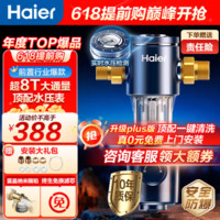 Haier 海尔 HP-35 前置过滤器 7T大通量反冲洗前置净水器双涡轮双滤网