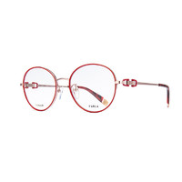 FURLA 芙拉 女全框钛近视眼镜框VFU412J 粉红色 54