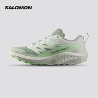 萨洛蒙（Salomon）女款 户外运动舒适透气稳定抓地轻量越野跑步鞋 SENSE RIDE 5 睡莲叶绿 473141 4 (36 2/3)