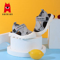 88VIP：ABCKIDS ABC KIDS儿童凉鞋24春夏季新款包头软底防滑织物运动凉鞋休闲透气