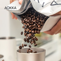 88VIP：AOKKA/澳帝焙 AOKKA黑旋风意式拼配咖啡豆 深度烘焙新鲜阿拉比卡精品美式黑咖啡