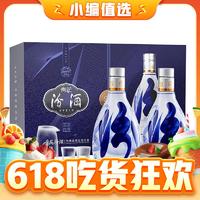 最后4小时、88VIP：汾酒 青花20 53%vol 清香型白酒 500ml*2瓶 礼盒装