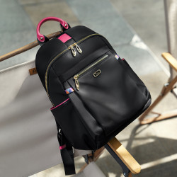 莱夫帆布双肩包女2020新款韩版书包时尚百搭牛津布大容量背包t107