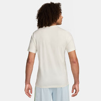 NIKE 耐克 官方男子篮球T恤夏季新款纯棉休闲运动FV8411 133帆白 4XL