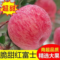 山东烟台红富士苹果 水果新鲜应当季栖霞整箱脆甜新鲜水果 75mm-80mm  9斤（净重8.5）