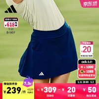 adidas高尔夫运动裙裤女大童儿童春季阿迪达斯IU3516 学院藏青蓝 170CM